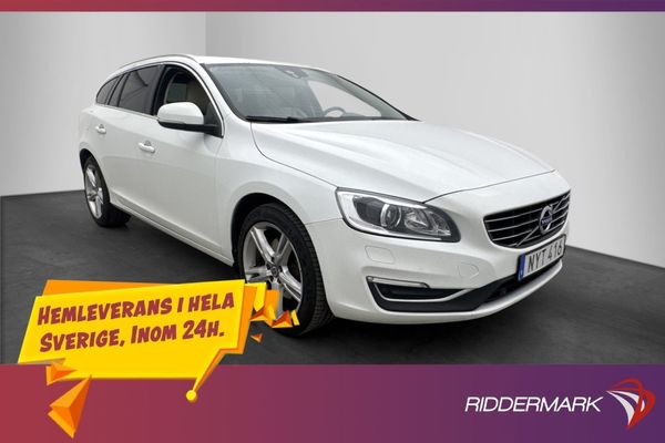 Volvo V60 D4 AWD 190hk Summum Värmare Skinn Rattvärme - 2018