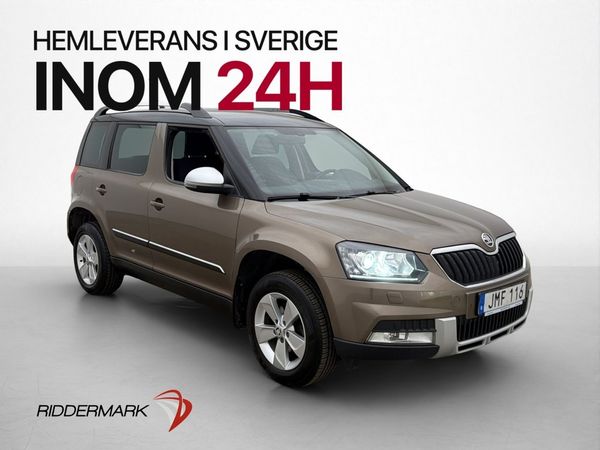 Skoda Yeti 2.0 TDI 4x4 Drivers Editn Värm Kamera Navi Drag - 2014