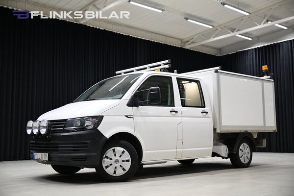 Volkswagen Transporter 4Motion 150HK Dubbelhytt|Kåpa|Inredd|NyKamrem|Leasbar - 2017