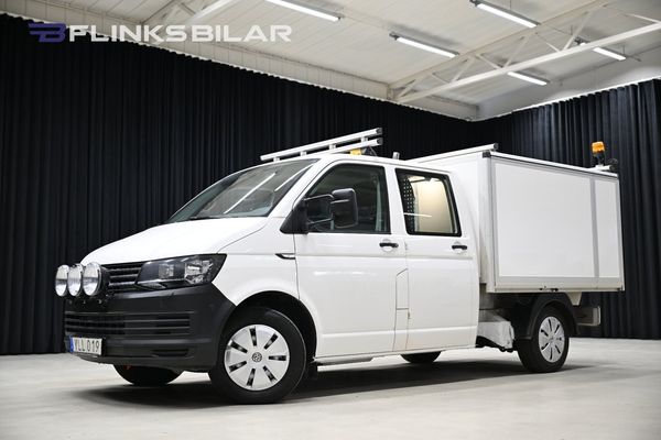 Volkswagen Transporter 4Motion 150HK Dubbelhytt|Kåpa|Inredd|NyKamrem|Leasbar - 2017