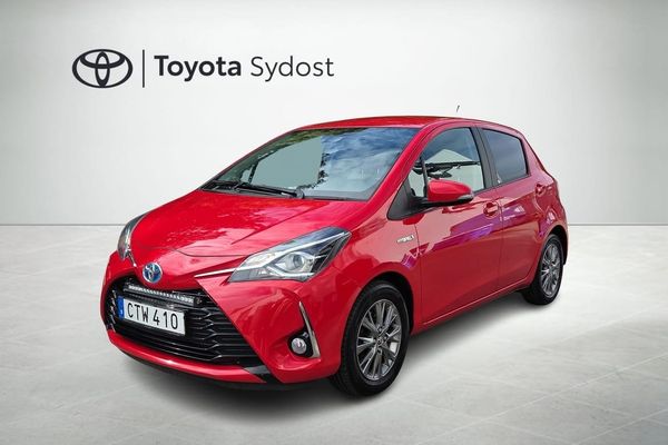 Toyota Yaris Hybrid bakkamera, automatlåda, sätesvärme fr... - 2018
