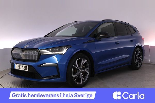 Skoda Enyaq iV 80x Sportline Kamera Elstol HUD Matrix Drag - 2023