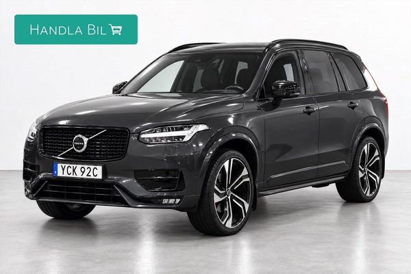 Volvo XC90 B5 AWD 7-sits R-design Drag 360° Pano B&W Skinn - 2021