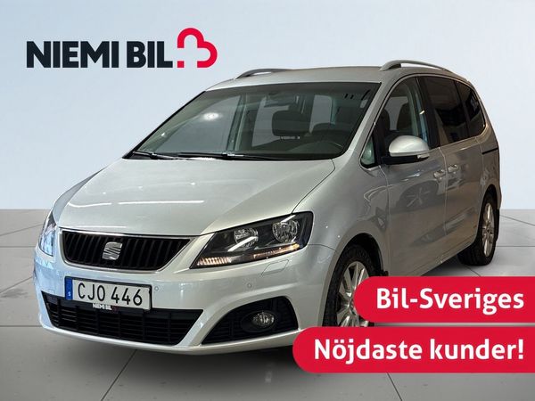 Seat Alhambra 7-Sits 2.0 4D Dragkrok Mvärme Bkamera Farthållare S&V - 2015