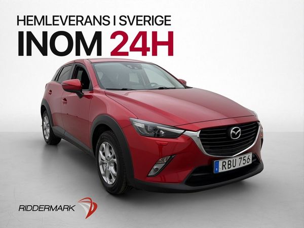 Mazda CX-3 SKYACTIV 120hk M&K-Värmare Navigation Sensorer - 2016