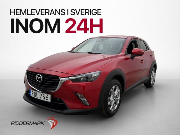 Mazda CX-3 SKYACTIV 120hk M&K-Värmare Navigation Sensorer - 2016