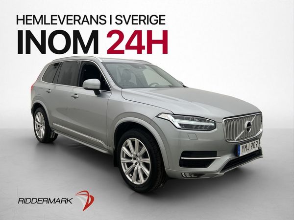Volvo XC90 T6 AWD Inscription 7-Sits HUD 360° VOC Värm Drag - 2018
