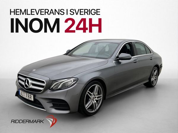 Mercedes E200 d AMG Line Kamera Wide Navi Halvskinn - 2020