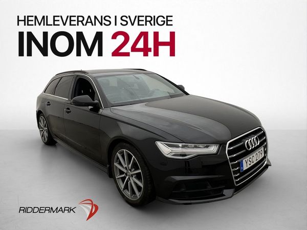 Audi A6 2.0 TDI S Line Sensorer Halvskinn Farthållare - 2018