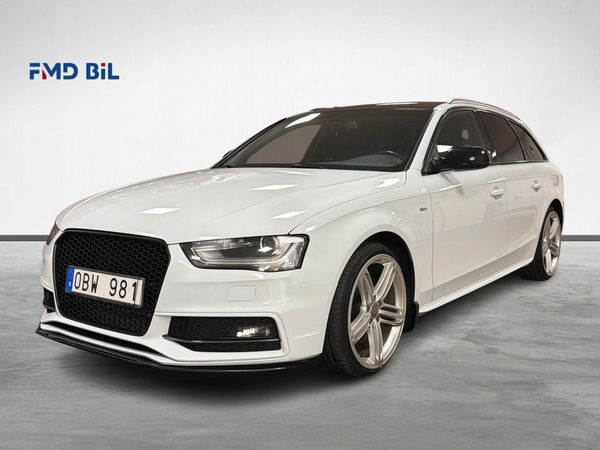 Audi A4 AVANT 2.0 TDI QUATTRO 190 HK S-LINE DRAG P-SENS M-VÄRM - 2014