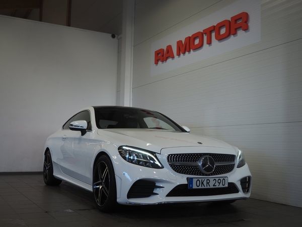 Mercedes C220 d 194hk Coupé AMG |Pano|Burmester|Navi|Kamera| - 2019