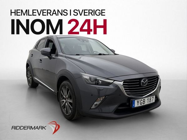 Mazda CX-3 2.0 SKYACTIV-G AWD 150hk HuD Drag Kamera BOSE - 2016