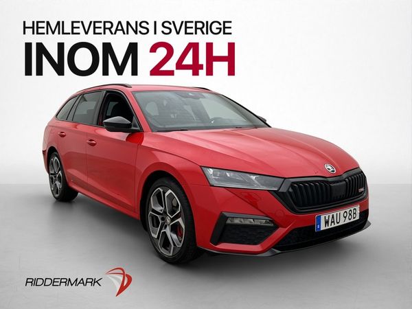 Skoda Octavia RS 245hk Kamera Värmare CarPlay Canton Navi - 2021