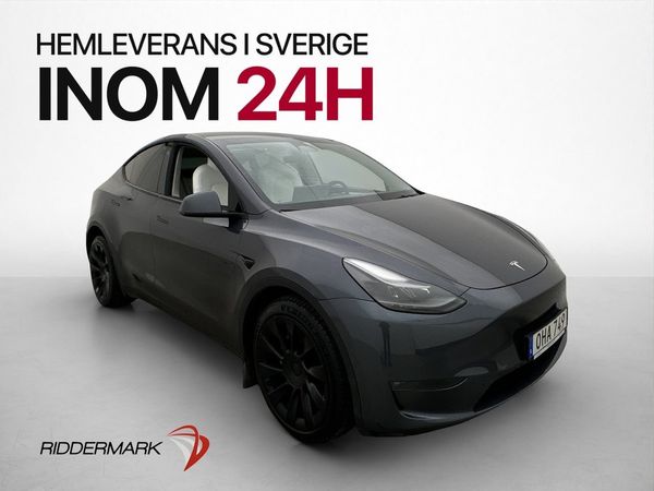 Tesla Model Y Long Range AWD Svensksåld MOMS Dragkrok - 2021