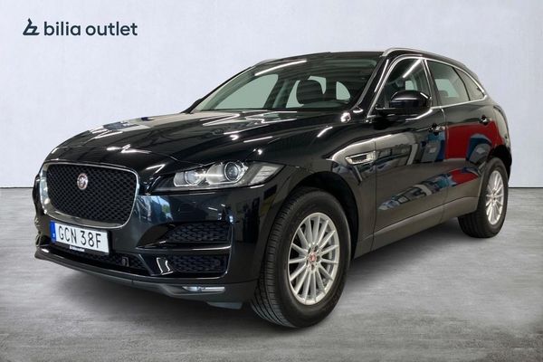 Jaguar F-Pace 20d AWD Skinn Elstolar Backkamera Navigation - 2019
