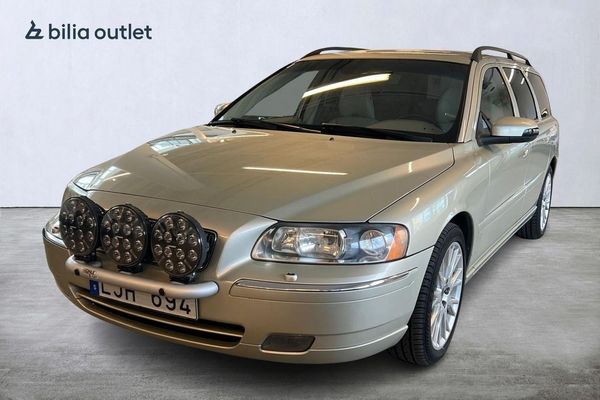 Volvo V70 D5 Summum Skinn Dragkrok Värmare Extraljus El stol - 2007