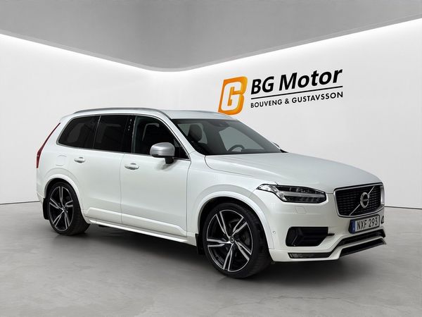 Volvo XC90 D5 AWD 225HK Aut R-Design 7-sits Drag/B&W/Värmare/HuD - 2016
