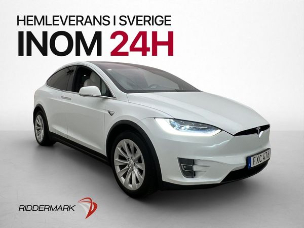 Tesla Model X Long Range AWD 423hk Pano 7-stis Kamera Drag - 2020