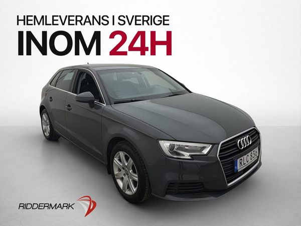 Audi A3 1.5 TFSI Proline Farthållare Bluetooth 0,50l/Mil - 2018