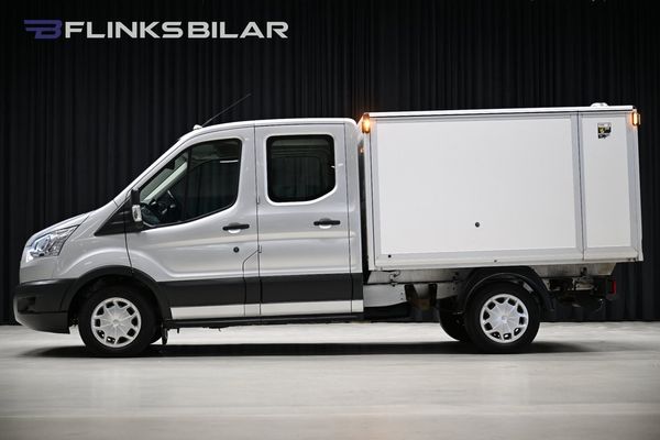 Ford Transit 350 170HK Dubbelhytt|Kåpa|6Sits|Lågmil|EnÄgare|NyKamrem - 2016