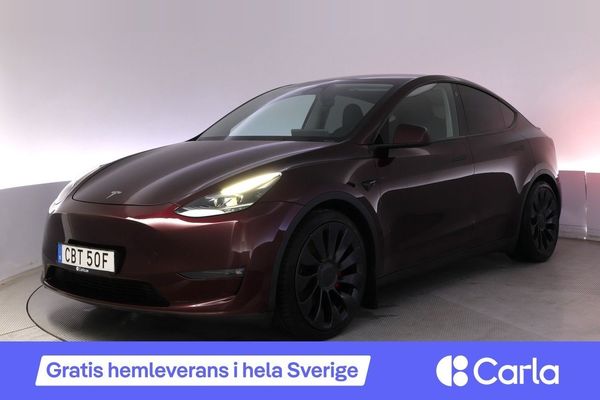 Tesla Model Y Performance Autopilot Drag Panorama - 2024
