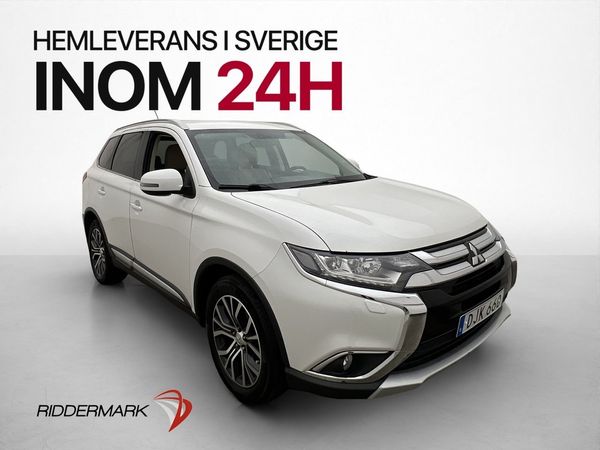 Mitsubishi Outlander AWD Business 7-sits Läder Kamera Drag - 2015