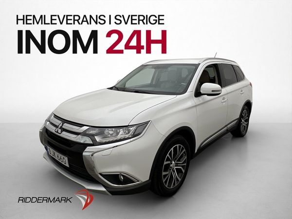 Mitsubishi Outlander AWD Business 7-sits Skinn Kamera Drag - 2015