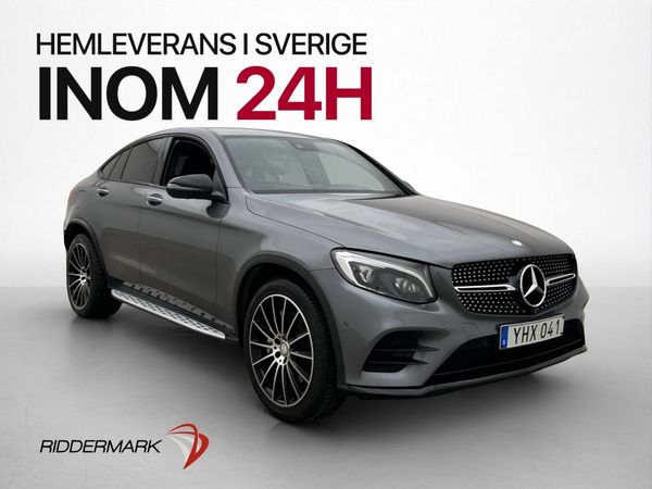 Mercedes GLC220 Coupé 4M AMG Burmester 360° Värmare Drag - 2017