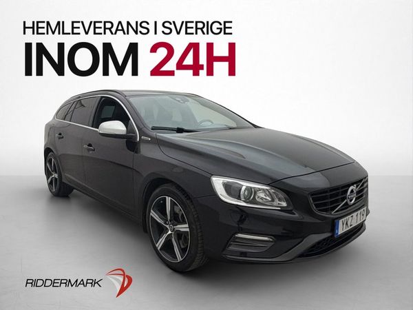Volvo V60 D5 AWD R Design Värmare VOC 0,18l/mil ISOFIX Kombi - 2017