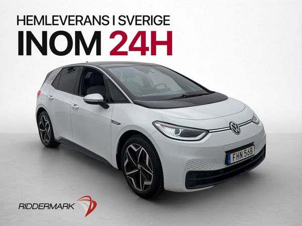 Volkswagen ID.3 Pro Performance 204hk Värmare Kamera CarPlay - 2020
