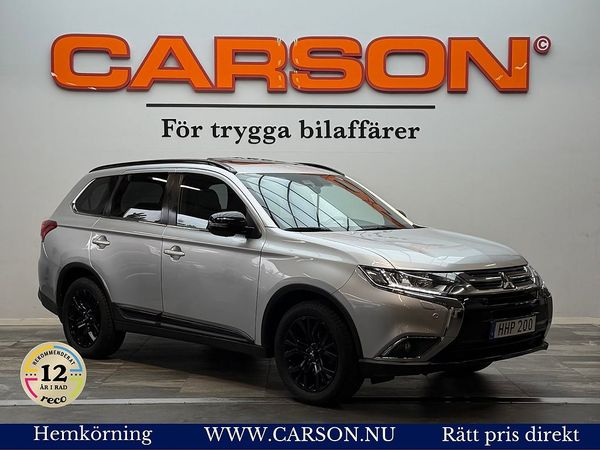 Mitsubishi Outlander 2.0 4WD CVT Onyx 7-sits Taklucka 360° Dragkrok - 2018