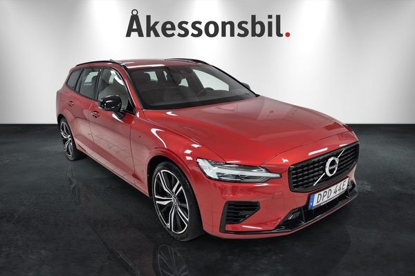 Volvo V60 Recharge T6 AWD R-Design, 341 hk, LÅG SKATT! - 2022