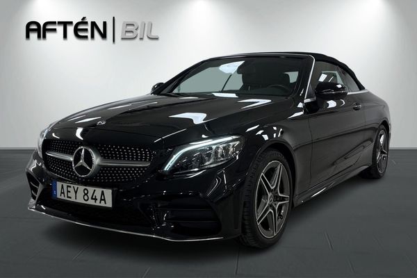 Mercedes C300 Cab 9G-Tronic AMG Line 360-kamera, Burmester - 2021