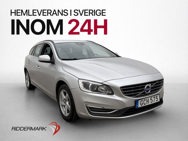 Volvo V60 D4 Momentum VOC Halvskinn Dragkrok Kamrem-Bytt - 2016