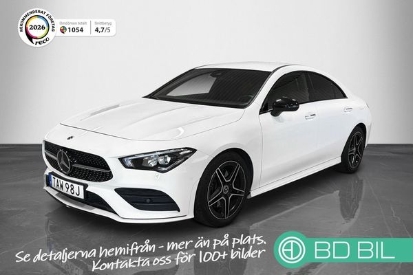 Mercedes CLA200 AMG Widescreen Panelbelysning Backkamera Moms - 2023