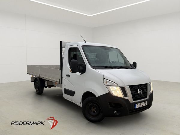 Nissan NV400 2.3dCi FLAKBIL Värmare 3-Sits Farthållare Moms - 2019
