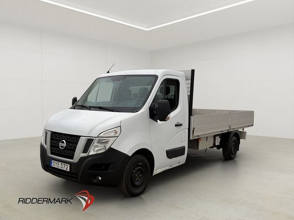 Nissan NV400 2.3dCi FLAKBIL Värmare 3-Sits Farthållare Moms - 2019