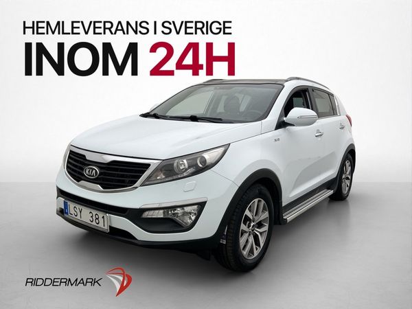 Kia Sportage 2.0 136hk AWD EX Skinn Pano Farthållare Drag - 2012