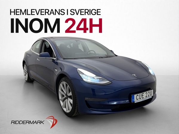 Tesla Model 3 Long Range AWD Svensksåld Panorama - 2019