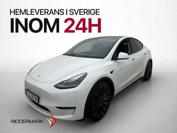 Tesla Model Y Performance 534hk Autopilot Kamera Pano MOMS - 2023