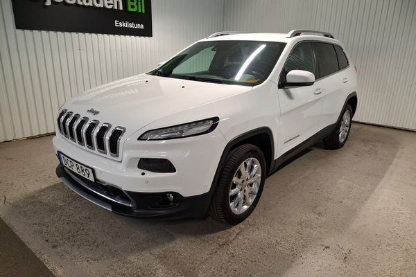 Jeep Cherokee 2.2 CRD 4WD Helskinn,Drag,GPS,Ventilerade Säten - 2016
