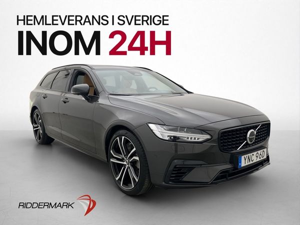 Volvo V90 T8 AWD Ultimate Drag Värm Pano B&W 360° Skinn MOMS - 2023