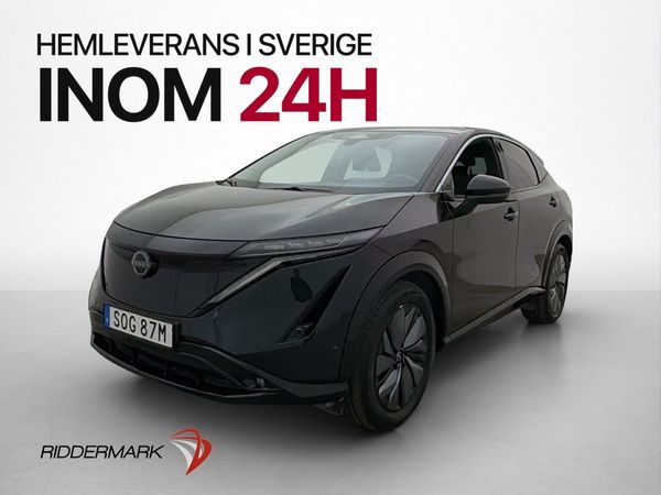 Nissan Ariya 87 90 kWh 242hk Evolve Pano BOSE HUD 360° MOMS - 2023