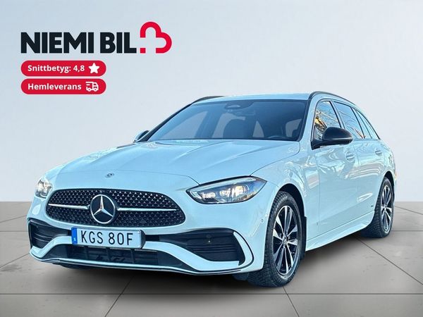 Mercedes C300 de 4MATIC Plug-In AMG Drag/360/Elstol/Burmester/Dvärm/SoV - 2024
