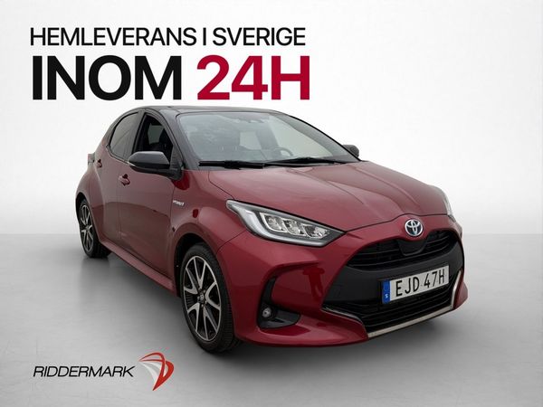 Toyota Yaris Hybrid 116hk Style Halvskinn Kamera 0,32l/Mil - 2021