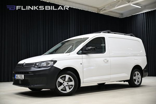 Volkswagen Caddy Maxi DSG 122HK Drag|Värmare|Backkamera|EnÄgare|Lågmil|Moms - 2023