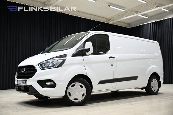 Ford Transit Custom 130HK L2 Automat|Inredning|Drag|Värmare|EnÄgare - 2023