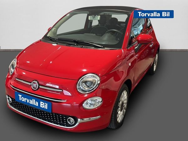 Fiat 500 C Cab Cabriolet Automat Lounge Parkeringssensor - 2017