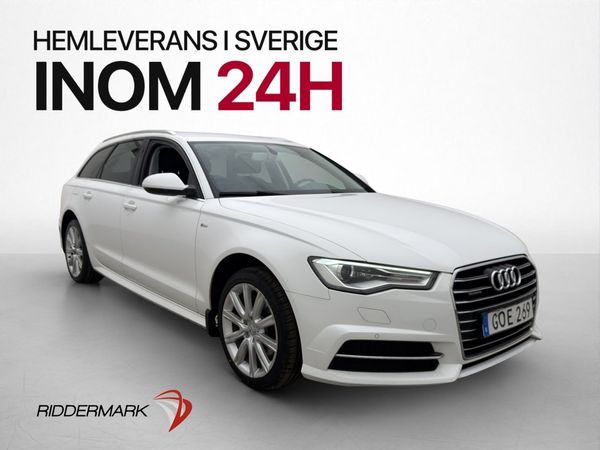 Audi A6 Avant Q 190hk S-Line P-Sensorer Farthållare 0,5l/mil - 2016