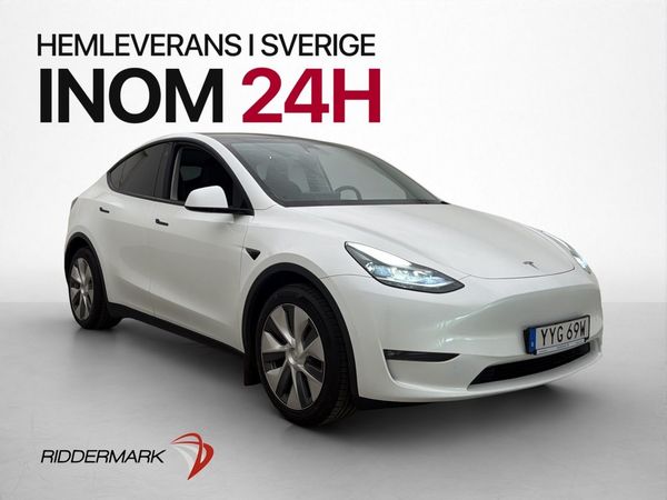 Tesla Model Y Long Range AWD 1 Brukare Värmare Drag Pano AP - 2023